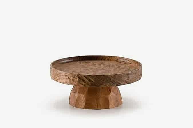 Cake Stand / Walnut / 2609