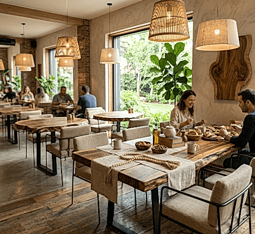 Why Log Tables? The Impact of Naturalness on Customer Experience in Restaurant Decoration