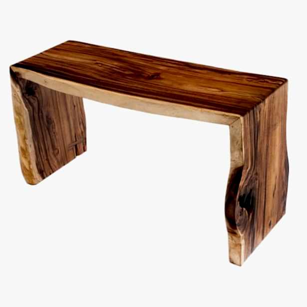 Natural Wooden Pedestal Table