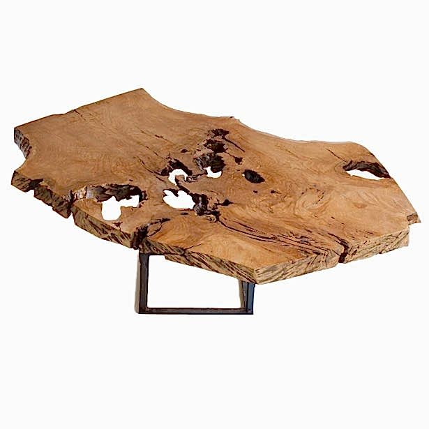 Natural Wooden Log Coffee Table