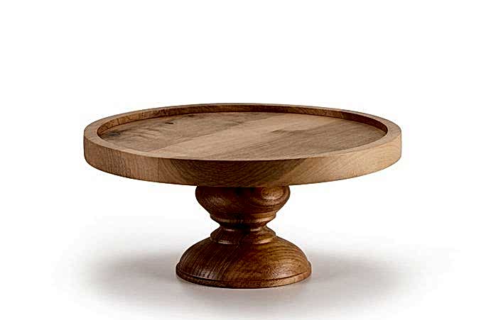 Riser Set Cake Stand / Walnut / 3167