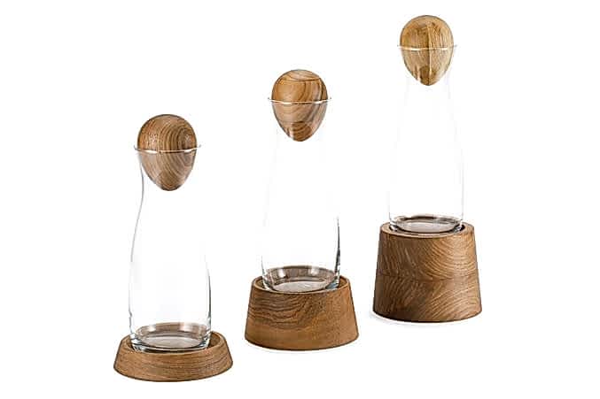 Glass Beverage Presentation Wood Riser / Cherry / 3108