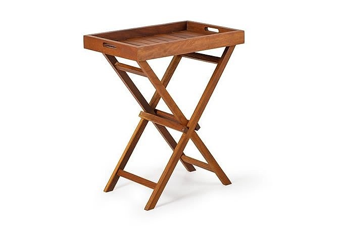 Folding Tray Table / İroko / 3317