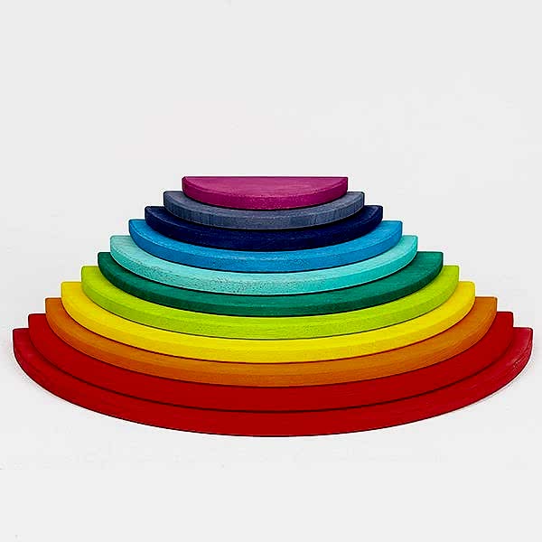 Waldorf 11-Piece Rainbow Semi-Circle Table / 1054