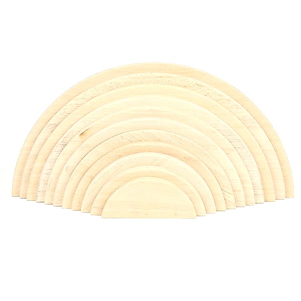 Waldorf 11-Piece Natural Rainbow Semi-Circle  Table / 1056