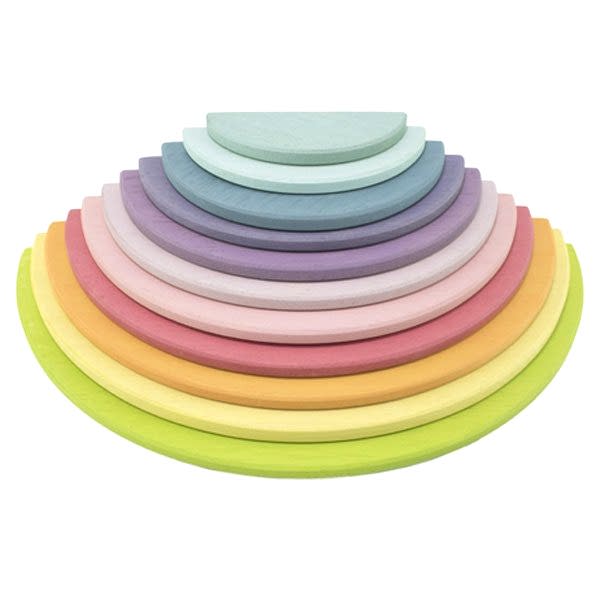 Waldorf 11-Piece Pastel Rainbow Semi-Circle Table / 1055