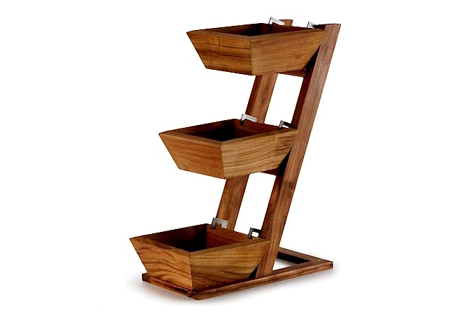 3 Tier Fruit Stand / Cherry / 3190