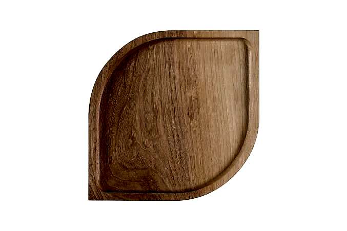 Riser Iron Top Presentation Wood Base / Walnut / 3094